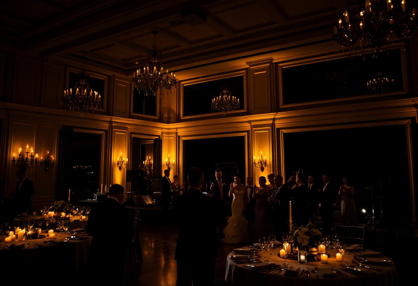 Evening reception with live music